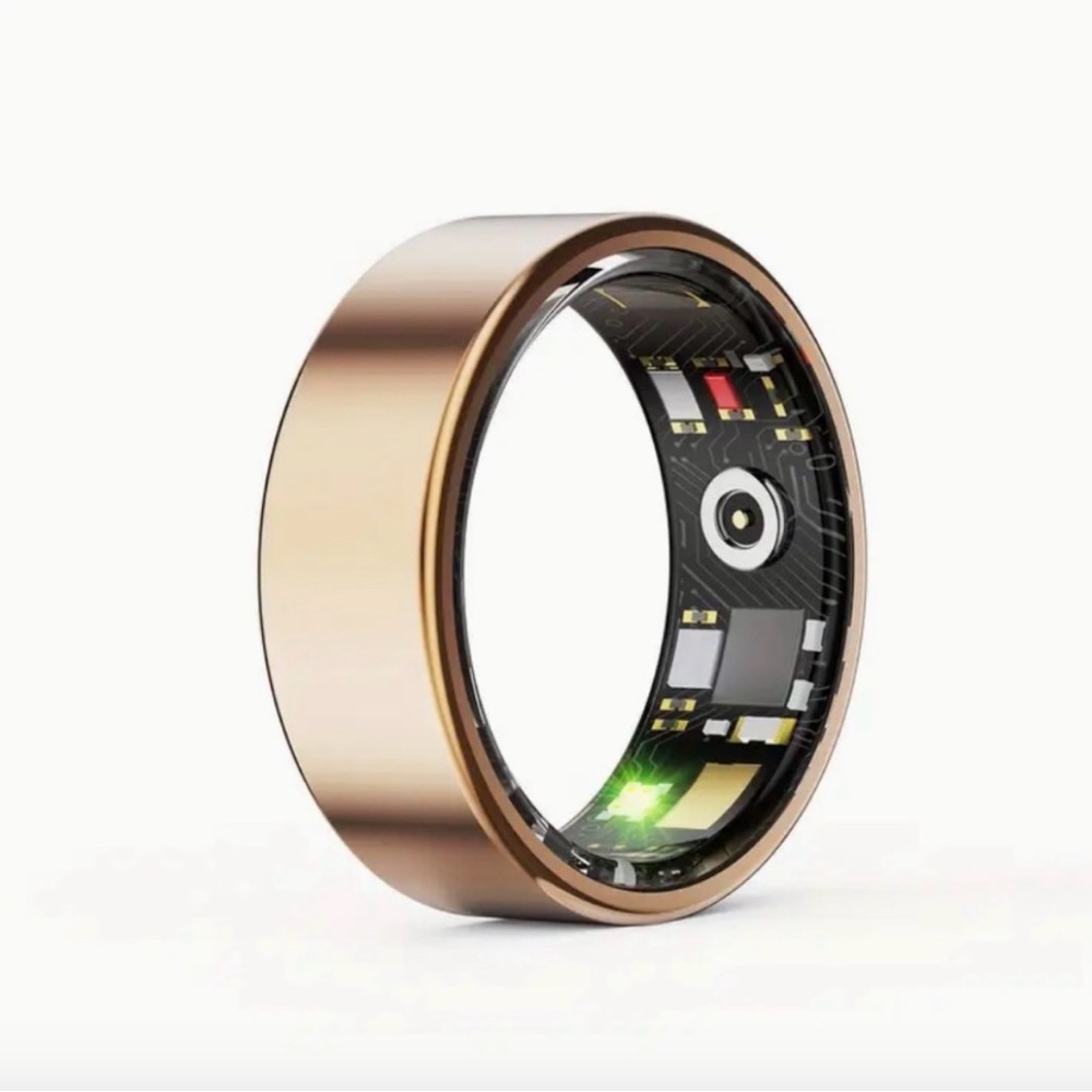 Limited Edition ROSE GOLD Smart Ring Health Sleep Monitor Fitness Track Size 13